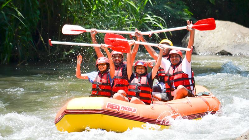 Hand Washing The Elephant + Rafting Bali Tour 5