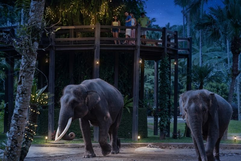 Sunset Elephant Tour with Dinner 6